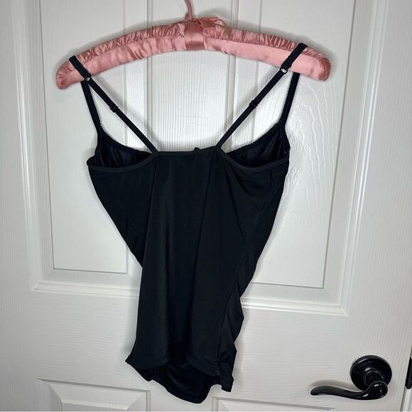 Y2K Victoria’s Secret Black Ruched Heart Bow Corset Cami Top M Pinterest Viral - Picture 4 of 7